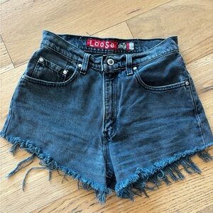 Vintage Levi Loose Silver Tab Jean shorts